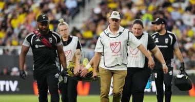 وسام أبو على يتعرض لإصابة قوية أمام فريق أورلاندو سيتي بالدورى الأمريكى