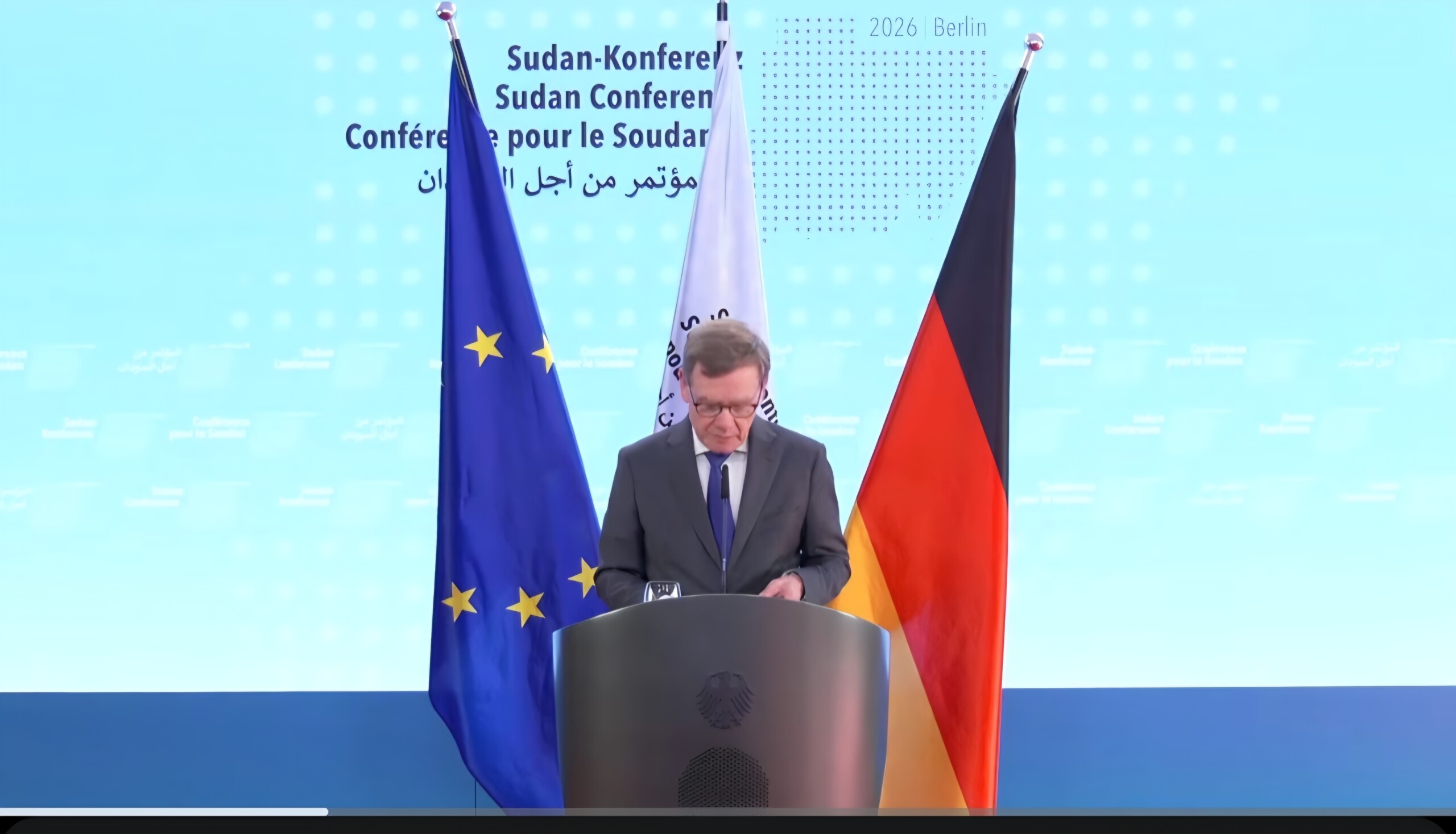 مؤتمر برلين يخرج بتعهدات تبلغ 1.5 مليار دولار لدعم السودان مؤتمر برلين يخرج بتعهدات تبلغ 1.5 مليار دولار لدعم السودان