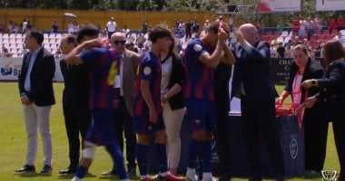 حمزة عبد الكريم يرفض ارتداء فضية كأس الأبطال بعد الخسارة أمام الريال.. صور حمزة عبد الكريم يرفض ارتداء فضية كأس الأبطال بعد الخسارة أمام الريال.. صور