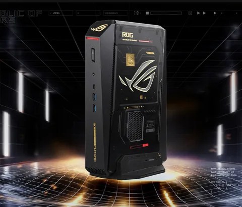 جهاز الكمبيوتر المكتبي الصغير ROG NUC 16 Limited Edition من أسوس يضم بطاقة RTX 5090 في هيكل شفاف COMPUTEX2026 جهاز الكمبيوتر المكتبي الصغير ROG NUC 16 Limited Edition من أسوس يضم بطاقة RTX 5090 في هيكل شفاف COMPUTEX2026