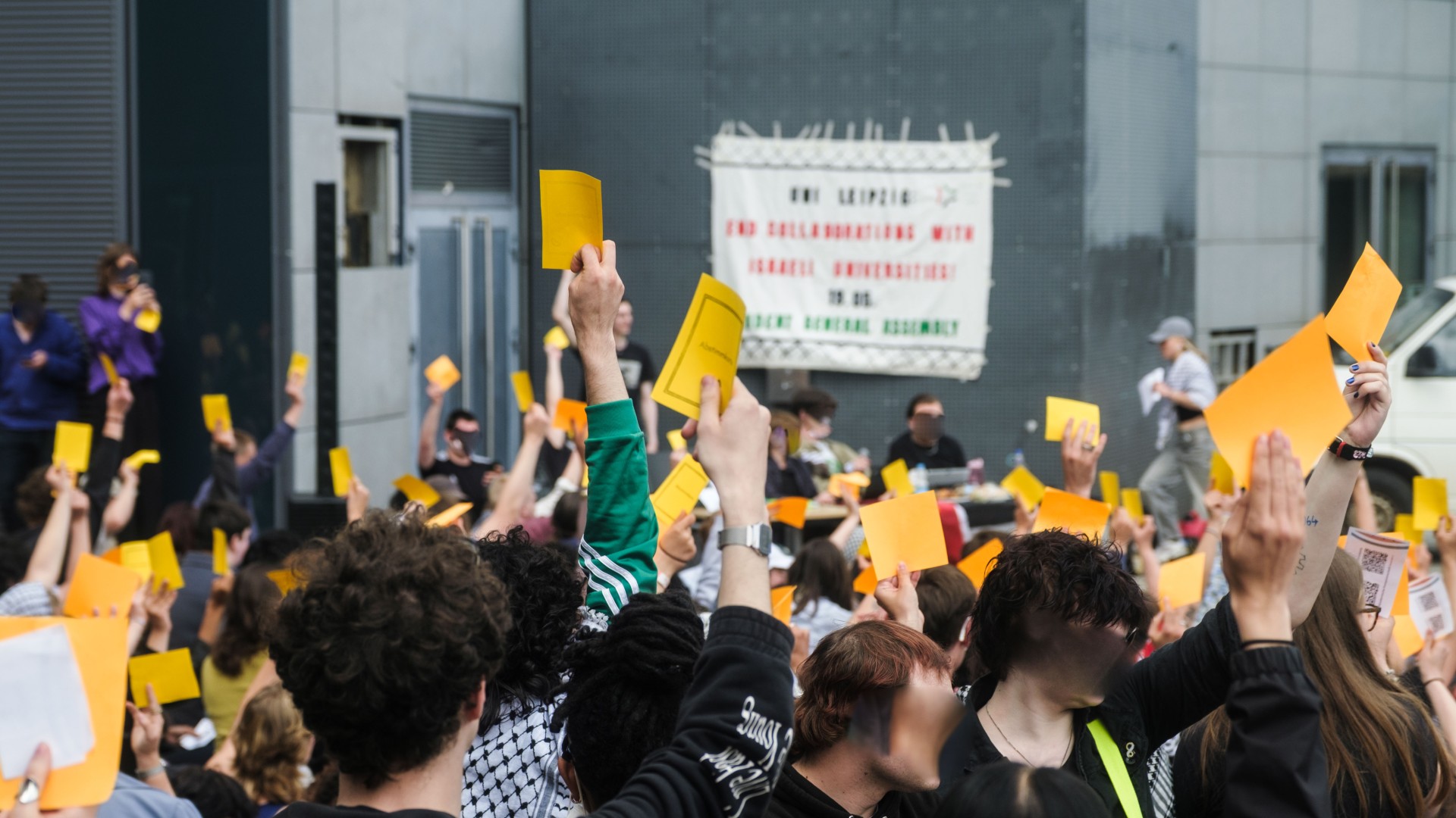 In German first Leipzig students vote for academic boycott of Israel In German first Leipzig students vote for academic boycott of Israel