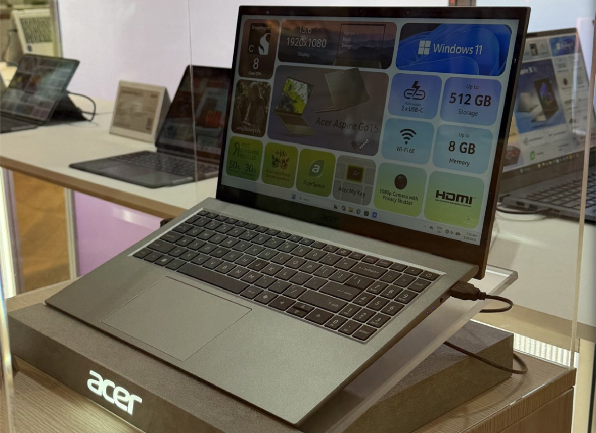 Acer تكشف عن حاسب جديد لمنافسة MacBook Air بمعالج Snapdragon حديث وسعر أقل Acer تكشف عن حاسب جديد لمنافسة MacBook Air بمعالج Snapdragon حديث وسعر أقل