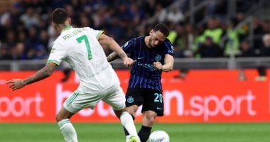 ملخص وأهداف مباراة الإنتر ضد روما 52 في الدوري الإيطالي