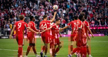 بايرن ميونخ يحتفل بالدورى الألمانى أمام ماينز