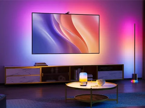 شركة جوفي تطلق إضاءة TV Backlight 3 بكاميرا مزدوجة بدقة 4 ميجابكسل لعكس دقيق لشاشة العرض شركة جوفي تطلق إضاءة TV Backlight 3 بكاميرا مزدوجة بدقة 4 ميجابكسل لعكس دقيق لشاشة العرض