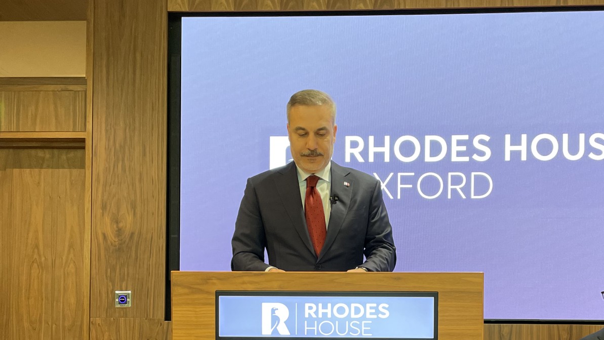 Turkey casts itself as adult in the room amid global reordering FM tells Oxford audience