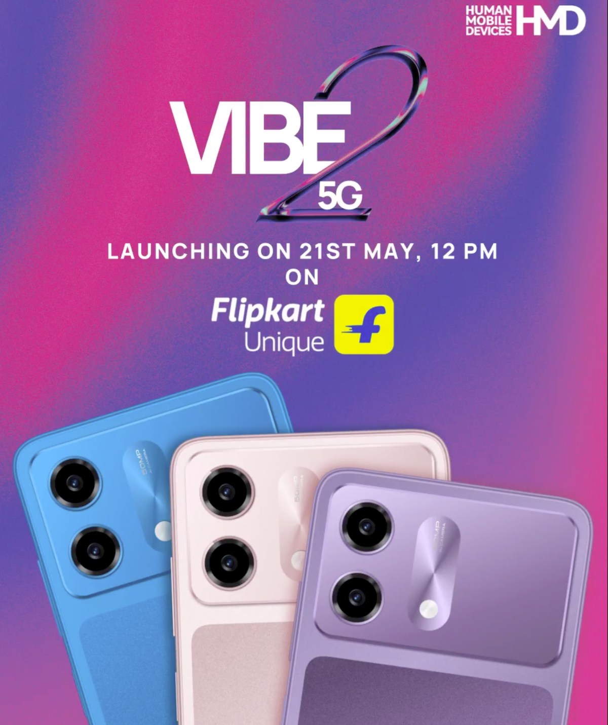 HMD تستعد لإطلاق Vibe 2 5G ببطارية عملاقة وسعر اقتصادي