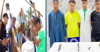 حولوا الفرح لمعركة.. سقوط متهمين بترويع مواطنين بالأسلحة أثناء نقل عفش عروسة حولوا الفرح لمعركة.. سقوط متهمين بترويع مواطنين بالأسلحة أثناء نقل عفش عروسة