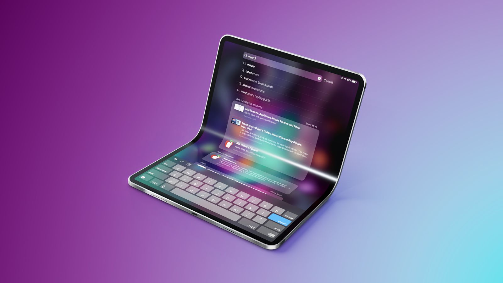 جهاز iPad القابل للطي يشترك في تصميم المفصلة مع هاتف iPhone Ultra القادم من شركة أبل