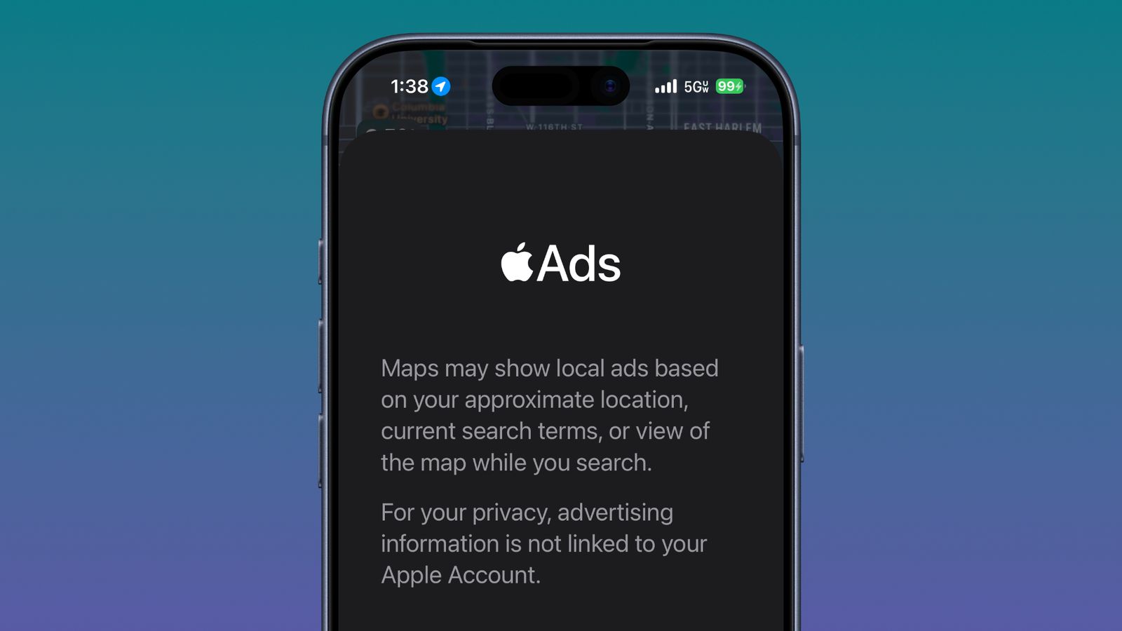 أبل تقترب من إطلاق الإعلانات في تطبيق الخرائط مع الإصدار التجريبي الثاني لنظام iOS 26.5