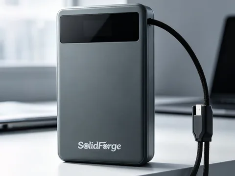 بنك الطاقة SolidForge الجديد يعيد تعريف معايير الأمان بتقنية الحالة الصلبة ودعم MagSafe بنك الطاقة SolidForge الجديد يعيد تعريف معايير الأمان بتقنية الحالة الصلبة ودعم MagSafe
