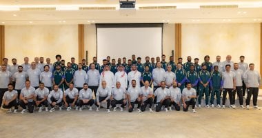 منتخب السعودية يطير إلى أمريكا استعدادا للمشاركة فى كأس العالم.. فيديو منتخب السعودية يطير إلى أمريكا استعدادا للمشاركة فى كأس العالم.. فيديو