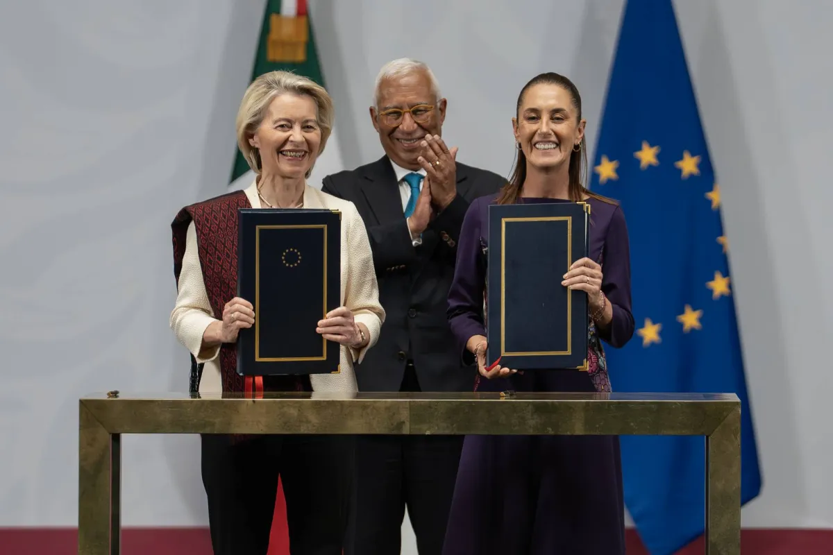 Mexico EU Sign Stalled Trade Deal as they Aim to Diversify from US Mexico EU Sign Stalled Trade Deal as they Aim to Diversify from US