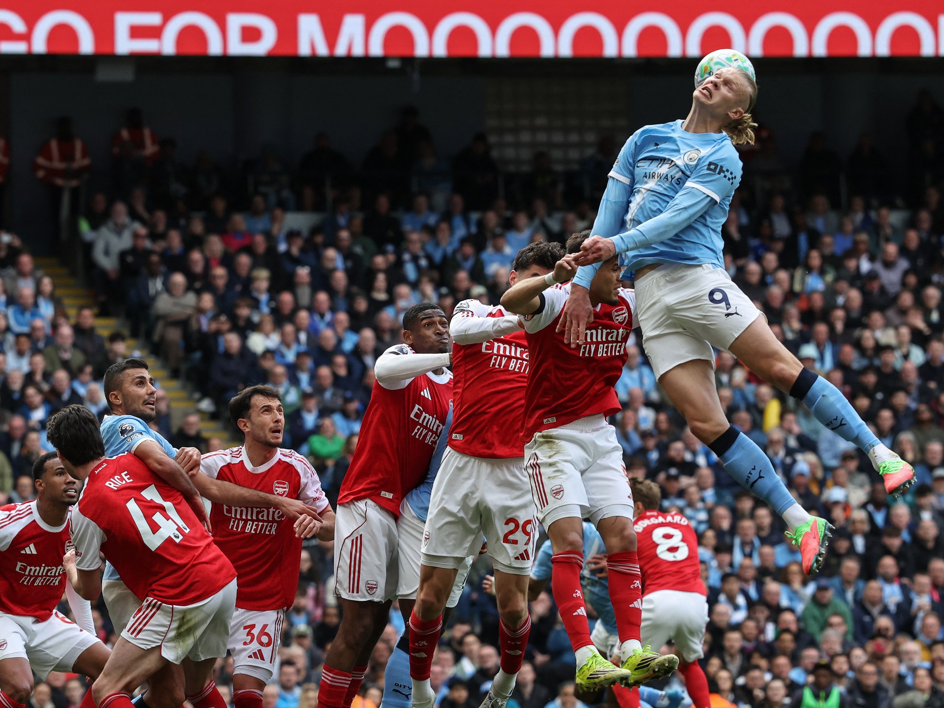 شاهد.. نتيجة وملخص وأهداف مباراة مانشستر سيتي ضد أرسنال بالدوري الإنجليزي