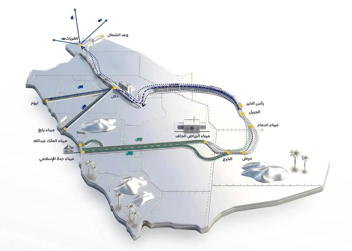 السعودية تعزز تدفقات التجارة الدولية بـ5 مسارات لوجيستية جديدة السعودية تعزز تدفقات التجارة الدولية بـ5 مسارات لوجيستية جديدة