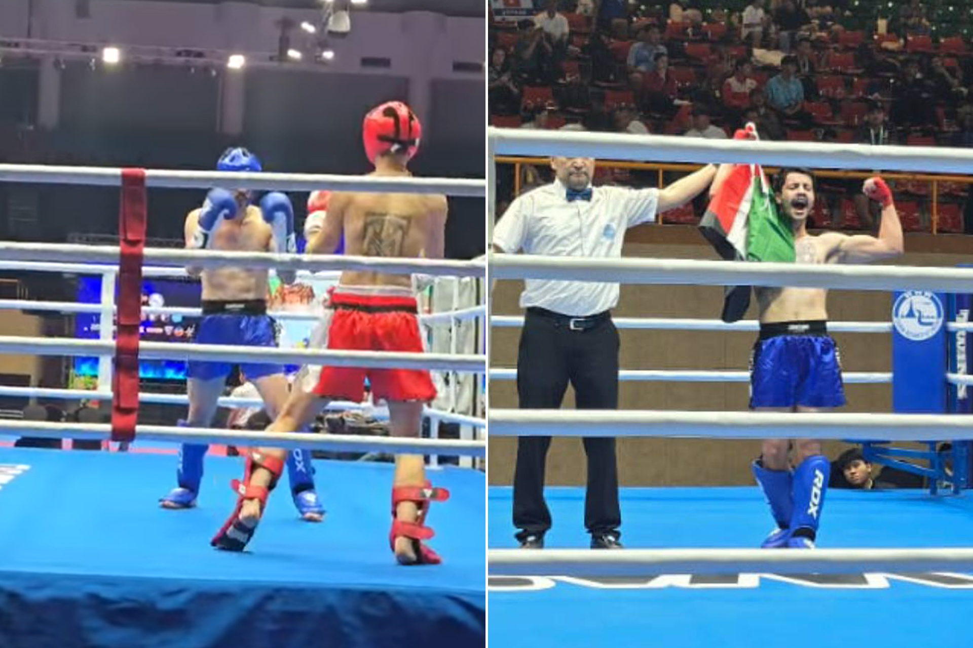 رفضا لمواجهة إسرائيلي.. لاعب أردني ينسحب من بطولة العالم للكيك بوكسينغ رفضا لمواجهة إسرائيلي.. لاعب أردني ينسحب من بطولة العالم للكيك بوكسينغ