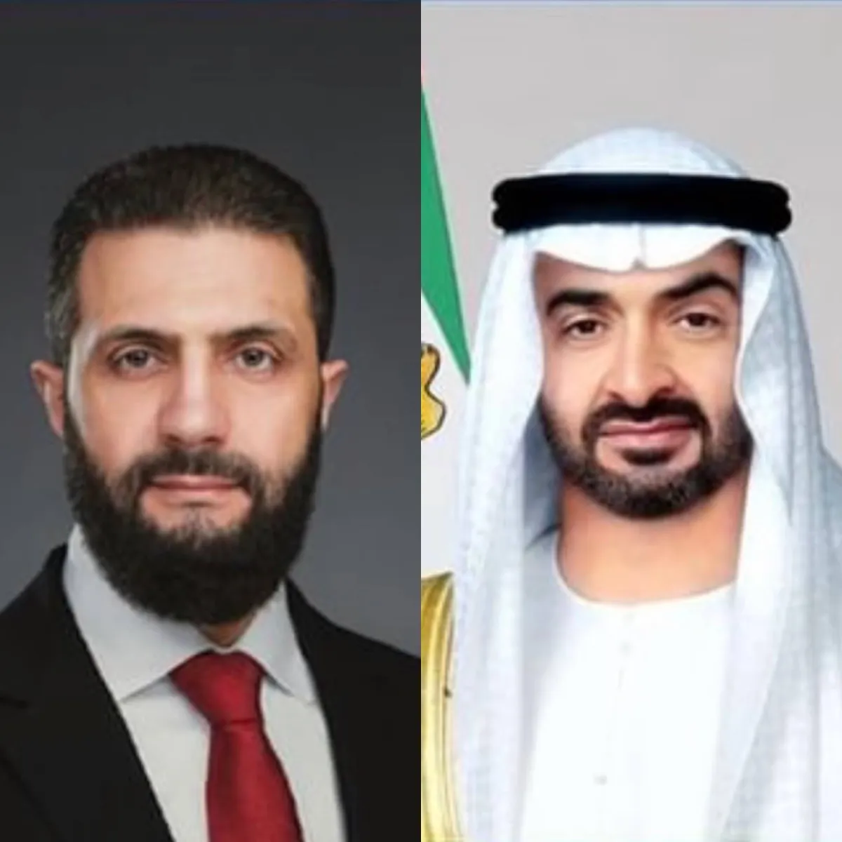 محمد بن زايد والرئيس السوري يبحثان تعزيز العلاقات وتطورات الأوضاع الإقليمية