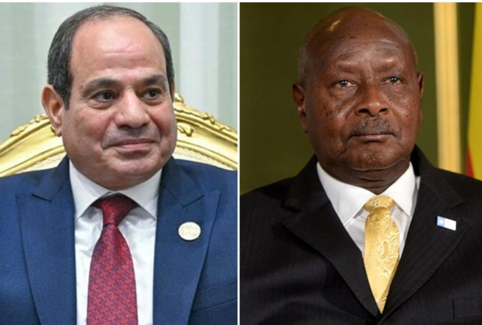 الرئيس المصري يصل إلى عنتيبي لبحث العلاقات الثنائية مع الرئيس الأوغندي