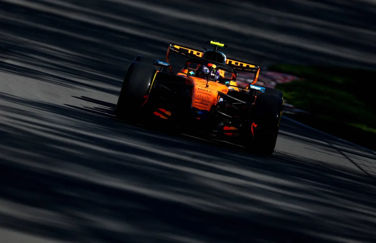 Norris Encouraged by McLaren Pace Despite Mercedes FrontRow Lockout Norris Encouraged by McLaren Pace Despite Mercedes FrontRow Lockout