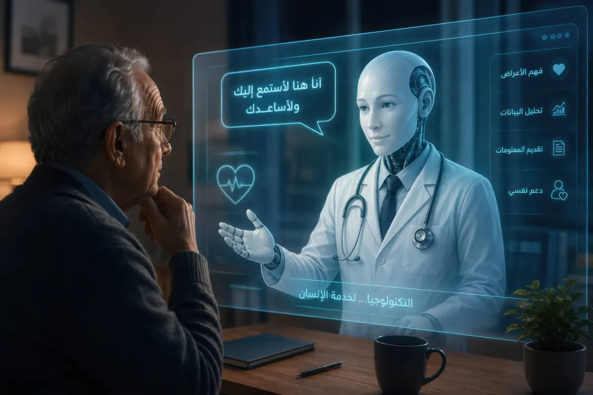 حين يتعلم الذكاء الاصطناعي أن يواسي المريض