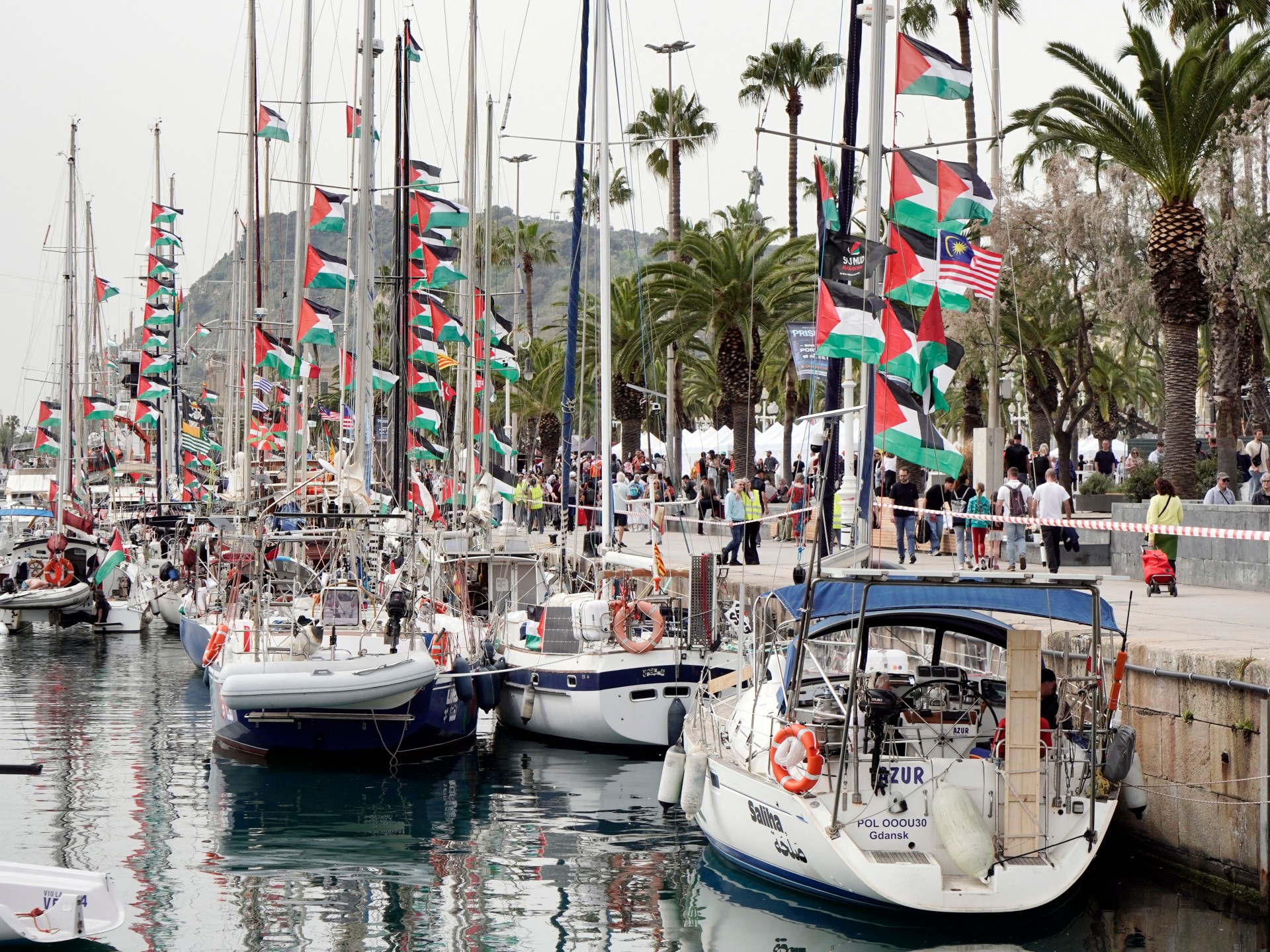 بألف متطوع من 70 دولة.. أسطول الصمود العالمي يستعد لمعاودة الإبحار نحو غزة