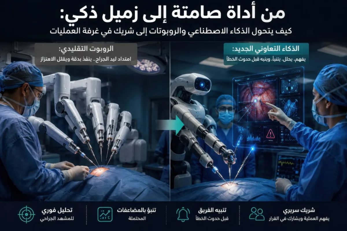 حين يدخل الذكاء الاصطناعي غرفة العمليات... من يقود الجراحة فعلا