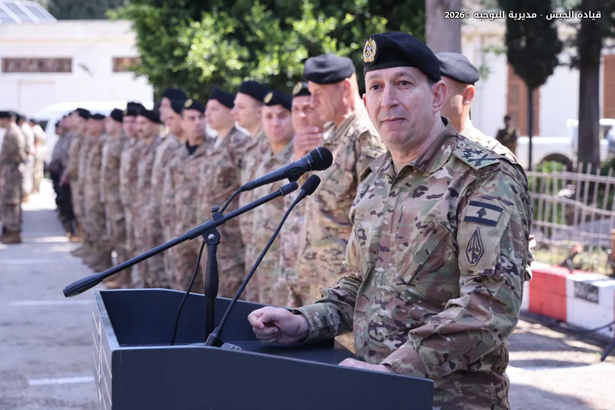 قائد الجيش اللبناني: بلدنا سيستعيد كل شبر أرض تحتله إسرائيل